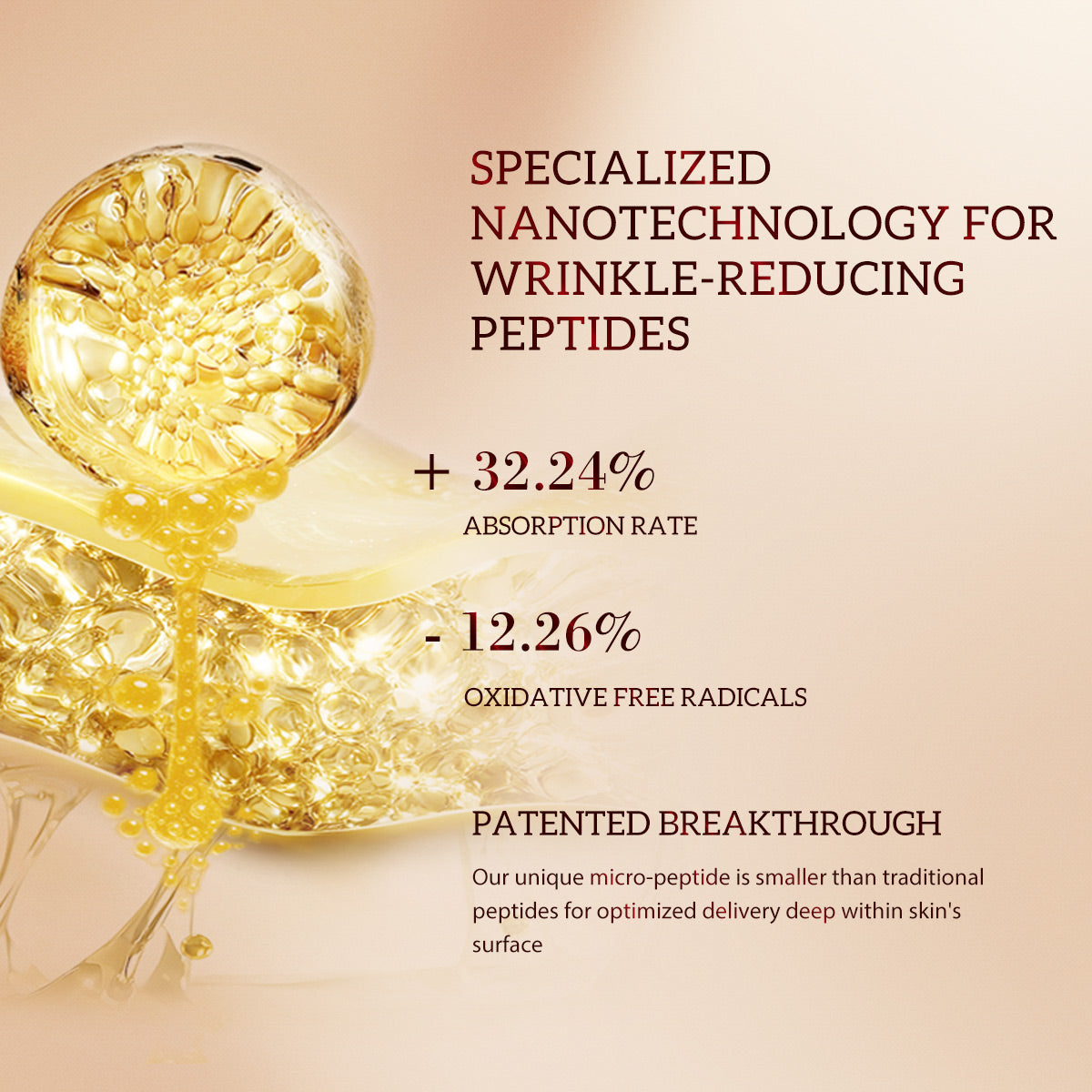 Capsules de sérum au rétinol et bakuchiol HKH : 30 doses uniques de sérum anti-âge anti-rides à base d’HPR et de vitamine C pour les femmes de 25 à 55 ans – Améliore les rides et les taches brunes – Raffermit, lisse et hydrate – Format voyage