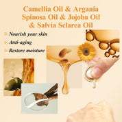 Sérum HKH Rétinol + HPR pour le visage - Soin anti-âge et anti-rides, capsules de rétinol de nuit - Sérum peptidique pour femmes - Soin des ridules et raffermissement de la peau - Sans parfum, sans alcool et non gras