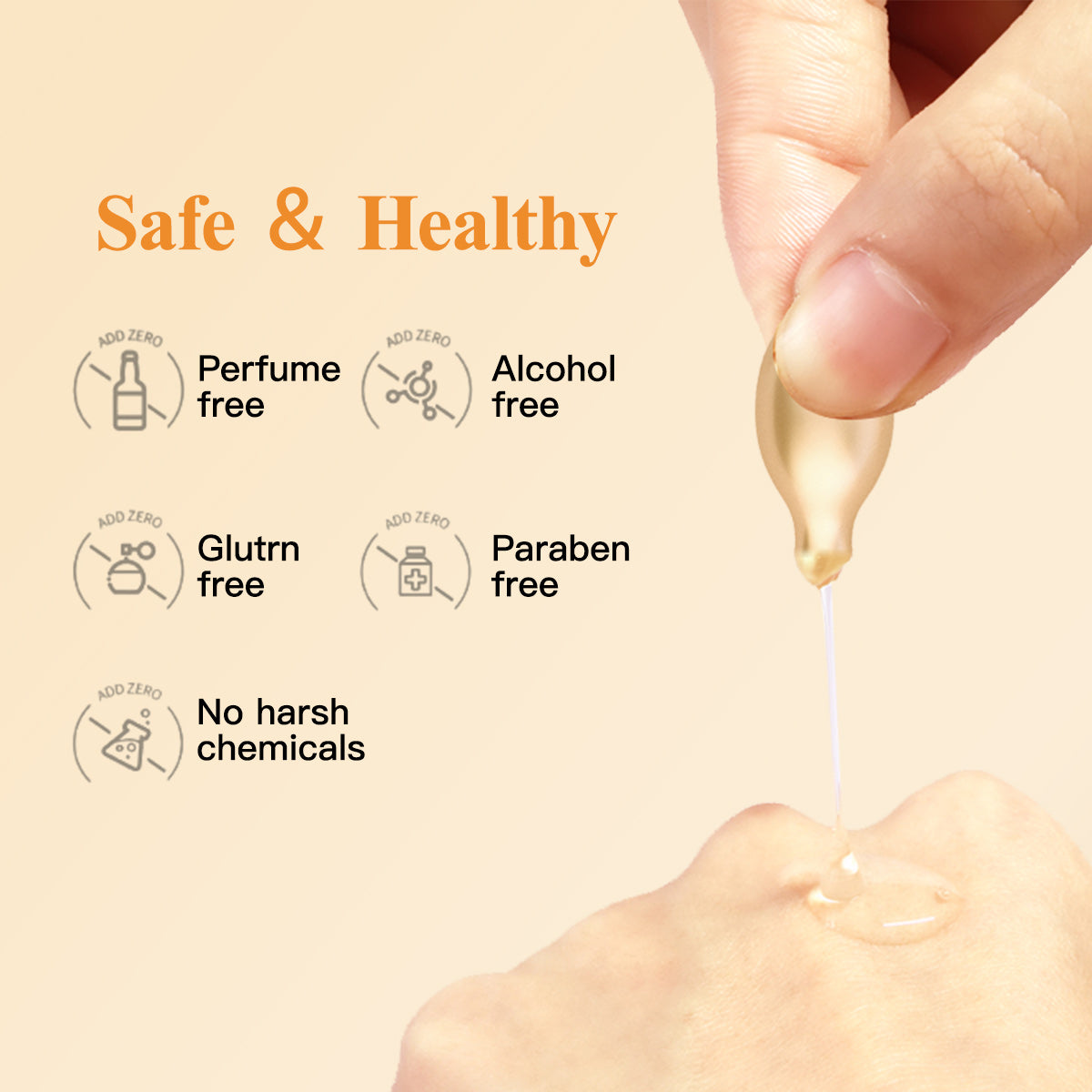 Capsules de sérum correcteur de taches brunes à la triple vitamine C pour femmes | Essence anti-âge Camellia VE et sérum à la niacinamide pour raffermir la peau relâchée et atténuer les ridules