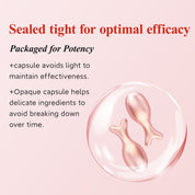 Capsules de sérum au rétinol HKH pour le visage : 48 capsules. Sérum de nuit anti-âge à la vitamine A et aux rides. Huile de collagène et vitamine E pour femmes. Soin quotidien en profondeur pour les ridules. Lisse et hydrate. 17 g (0,58 oz).