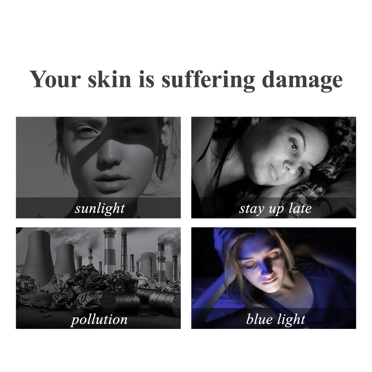 Capsules de sérum triple vitamine C pour le visage : correction des taches brunes avec camélia et niacinamide VE. Sérum anti-âge pour femmes - 28 capsules pour raffermir la peau relâchée et atténuer les ridules.