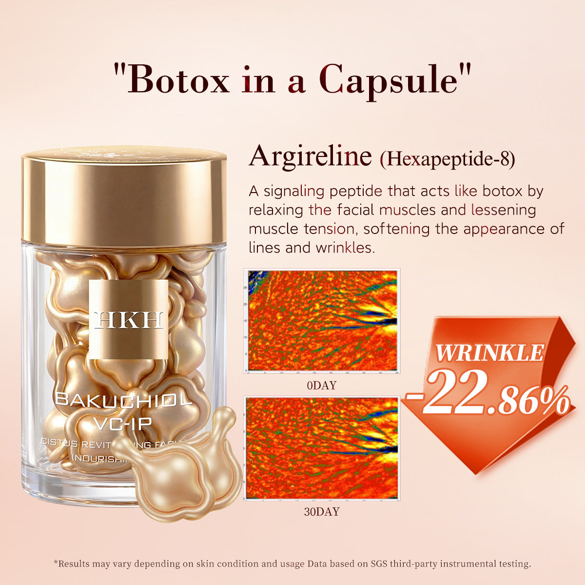 HKH TIME CAPSULE Bakuchiol Retinol Alternative For Sensitive Skin Low-Irritation Anti-Aging Serum