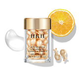 Capsules de sérum correcteur de taches brunes à la triple vitamine C pour femmes | Essence anti-âge Camellia VE et sérum à la niacinamide pour raffermir la peau relâchée et atténuer les ridules