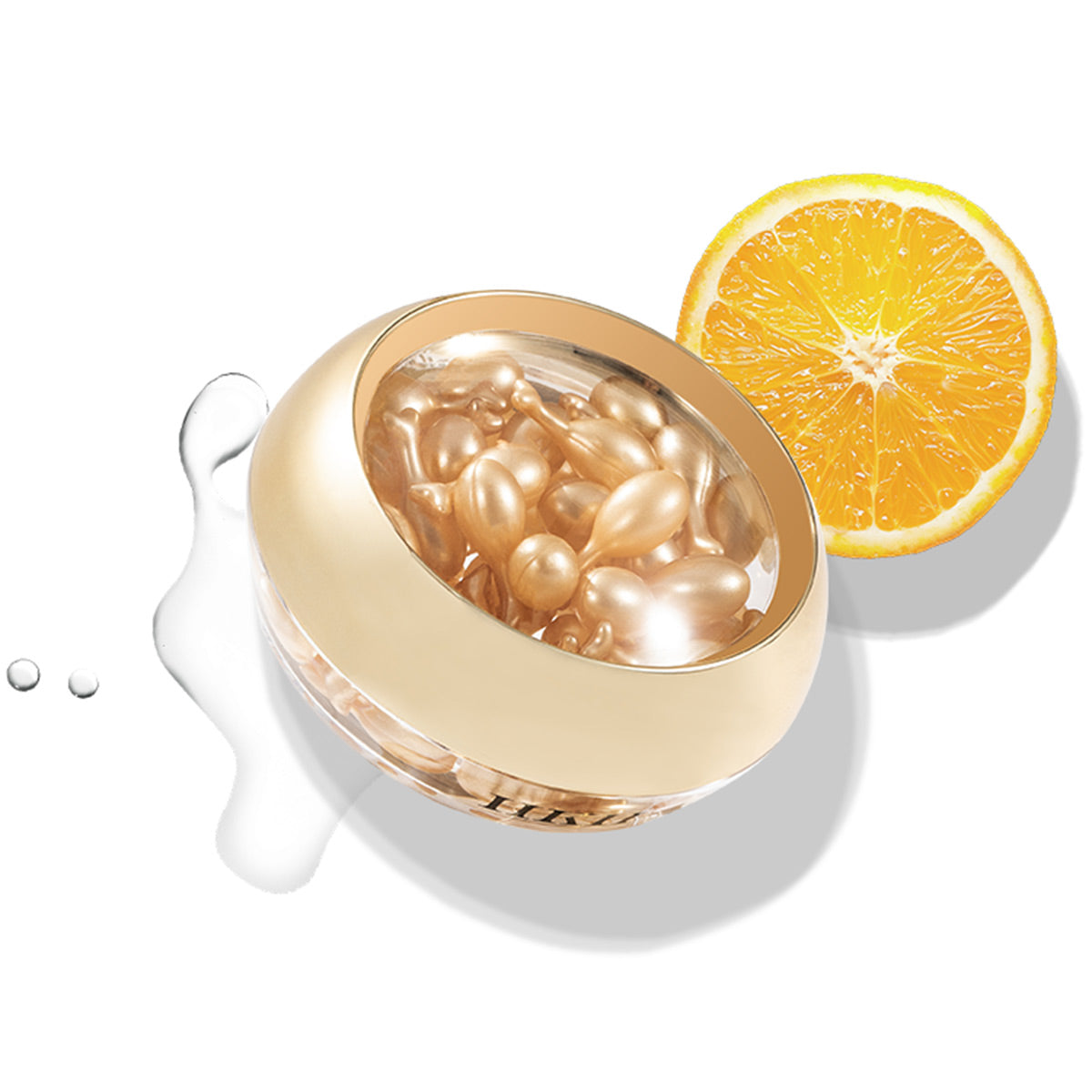 Sérum Super Vitamine C HKH pour le visage - Soin anti-âge - Capsules de sérum visage à la vitamine E et à la niacinamide - Huile de sérum à la vitamine C pour femmes - Hydrate et unifie le teint - Format voyage (38 capsules)